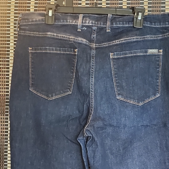 Eddie Bauer Revival high rise Womens Dark Blue Jeans Sz 16 - Picture 5 of 6
